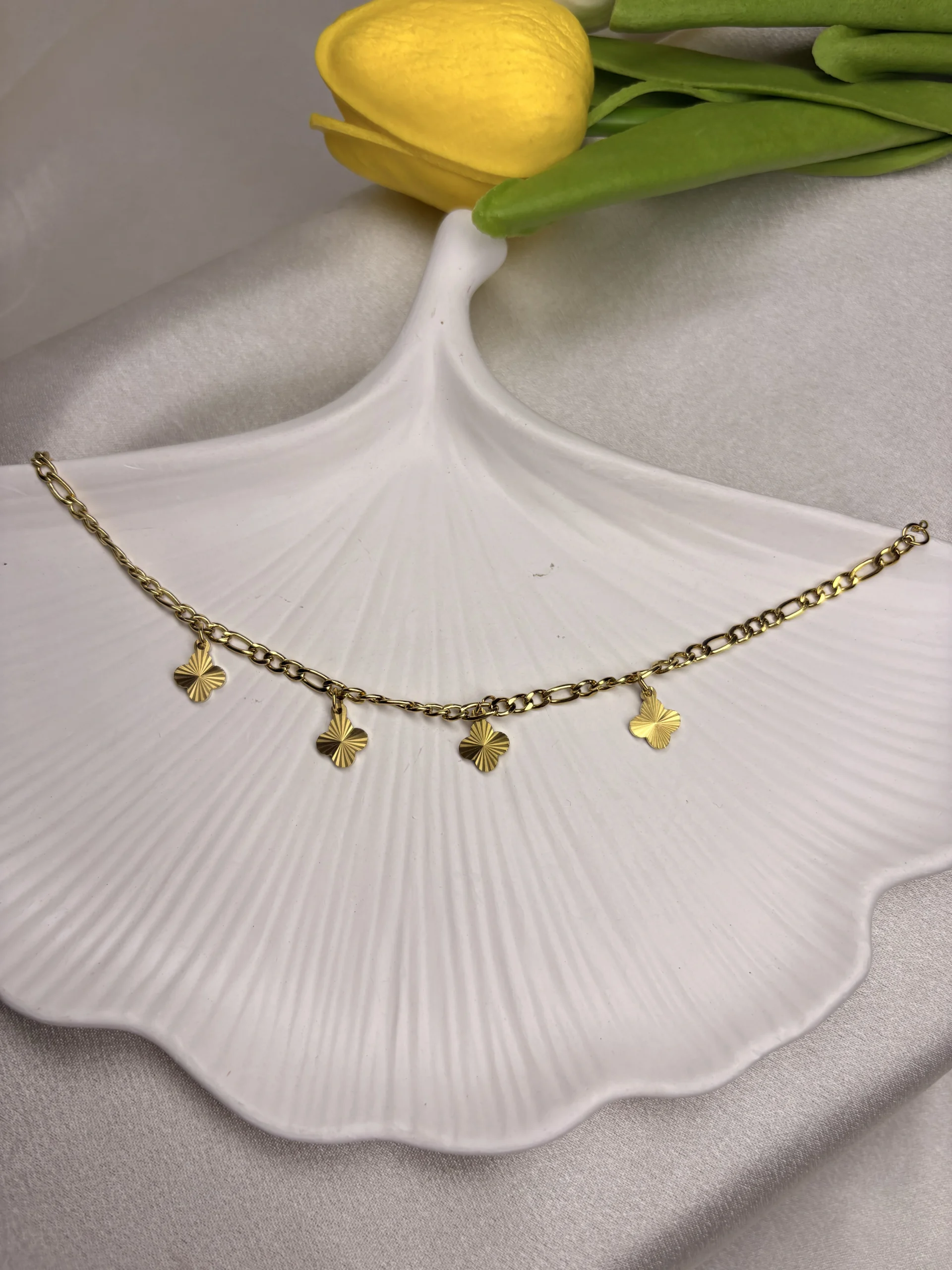 Golden Clover Bracelet
